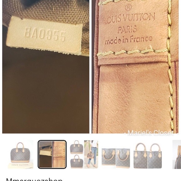 Louis Vuitton Bags Authentic Louis Vuitton Monogram Alma Brown